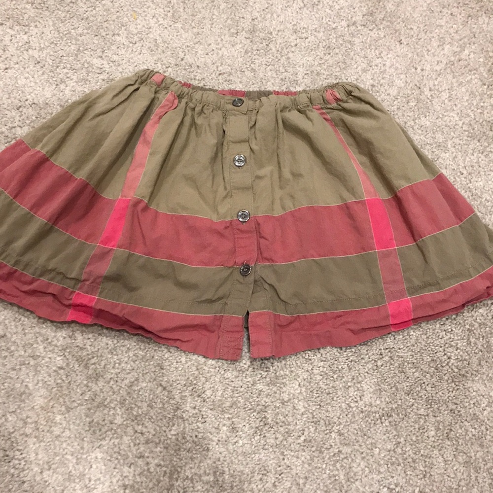 Burberry -authentic plaid girls skirt- 5 yr.